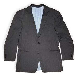 Tommy Hilfiger 2-Piece Suit Set 44 Long / 38 Long Waist Grey Pinstripe